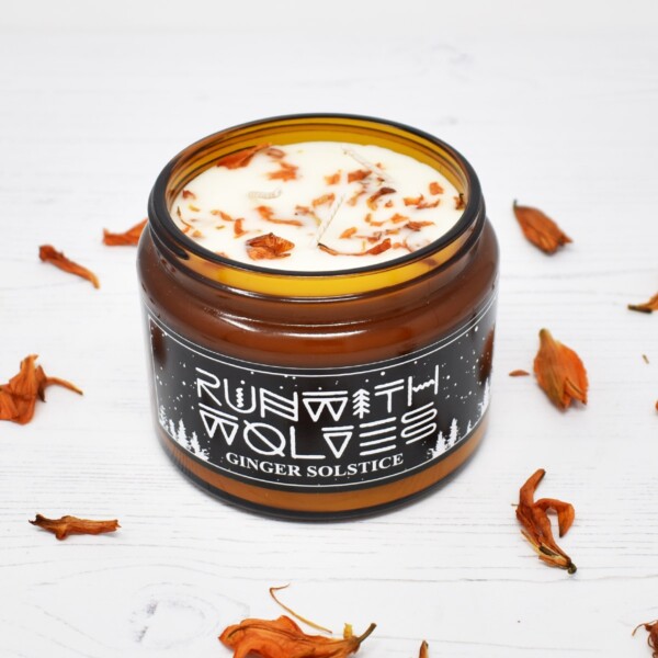 Run With Wolves Soy Wax Candle Ginger Solstice