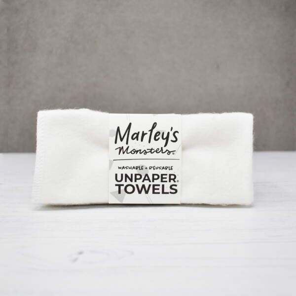 6 Unpaper Towels - White