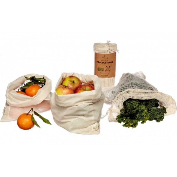 Organic Produce Bags & Bread Bag - 3 Pack - Image 3