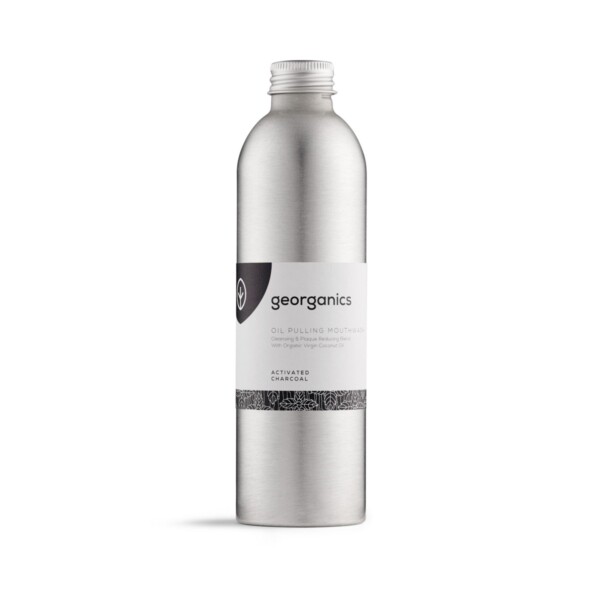 Oil Pulling Mouthwash - Activated Charcoal - Image 2