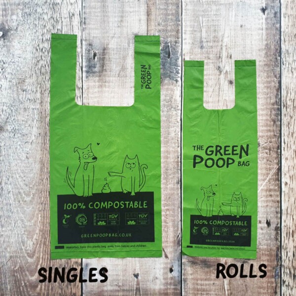 100% Compostable Dog Poop Bags - 15 bags - Image 2