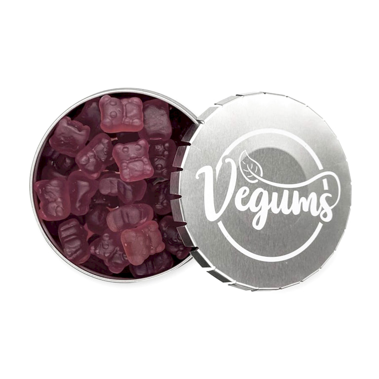 Vegums Super Iron Gummies - Vegan Iron Supplement For All Ages, BlackBerry Flavor, 30 Servings