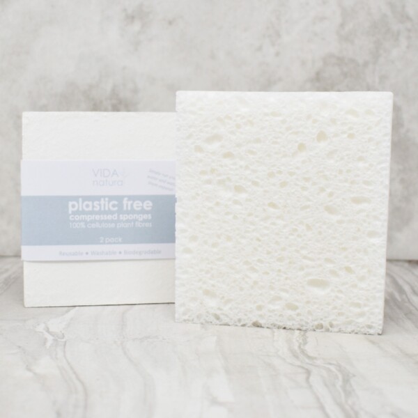 Wood Pulp Sponges - 2 Pack