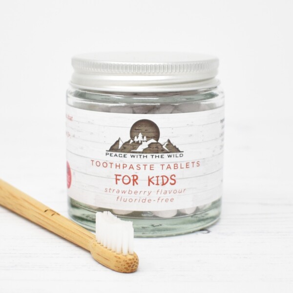 Strawberry Toothpaste Tablets Kids- Fluoride Free