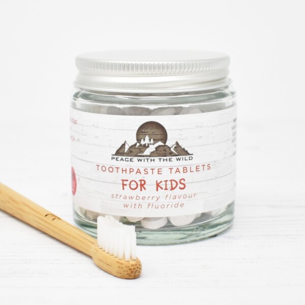 Strawberry Toothpaste Tablets Kids- With Fluoride