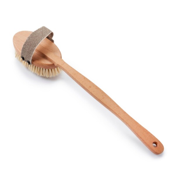 Wooden Bath Brush with a Replacement Head