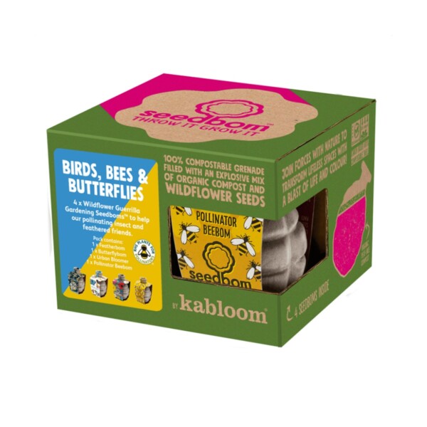 Birds, Bees & Butterflies Seed Bombs Gift Box