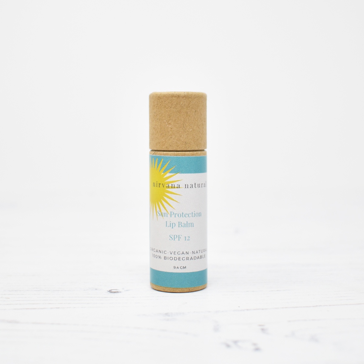 Organic Sun Protection Vegan Lip Balm SPF 12 - 10g - Nivarna Natural