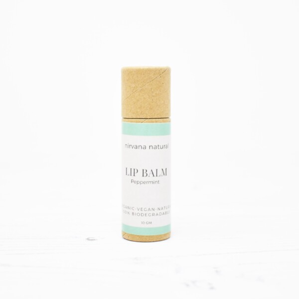Organic Peppermint Vegan Lip Balm - 10g