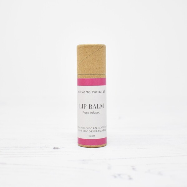 Organic Rose Vegan Lip Balm - 10g