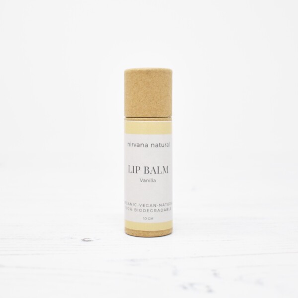 Organic Vanilla Vegan Lip Balm - 10g