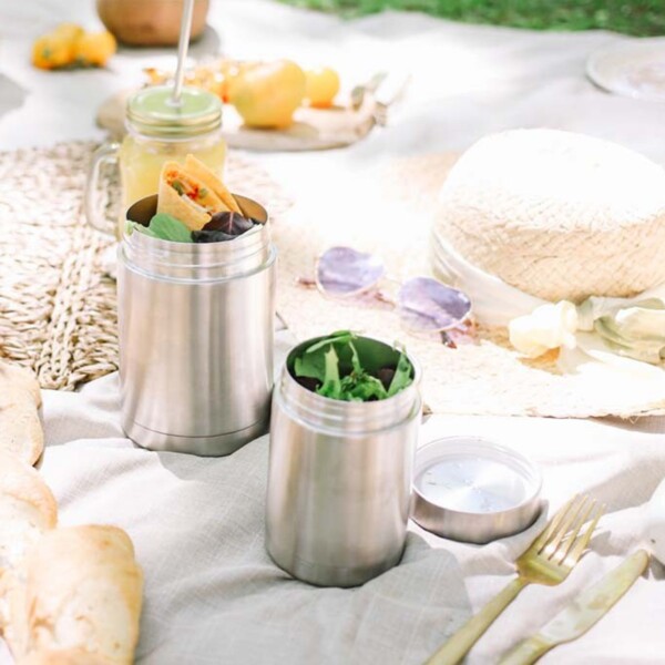 Insulated Stainless Steel Food Jar - 600ml - Image 2