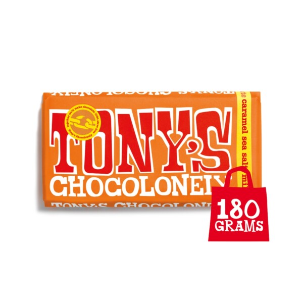 Milk Chocolate with Caramel & Sea Salt - 180g