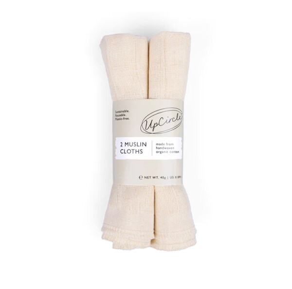 Organic Muslin Cloths - 2 pack
