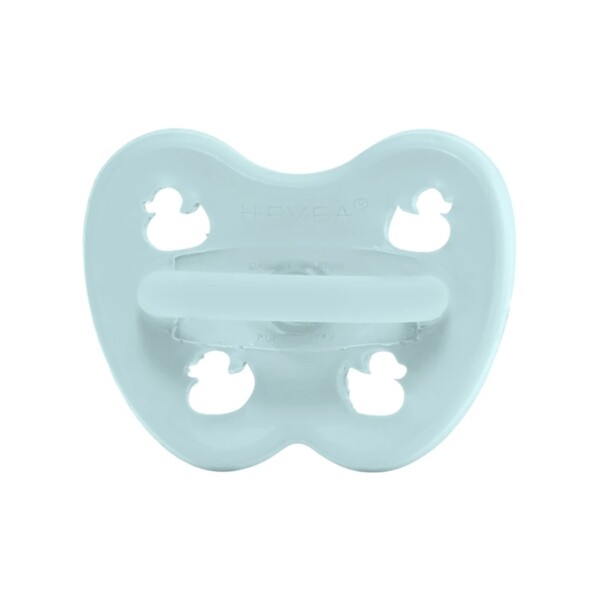 Duck Natural Rubber Pacifier - Baby Blue 0-3 Months