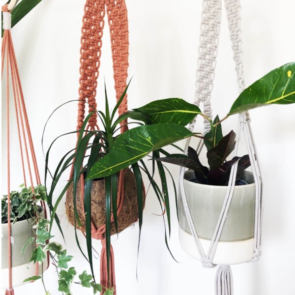 Boho Macramé Planter - Natural