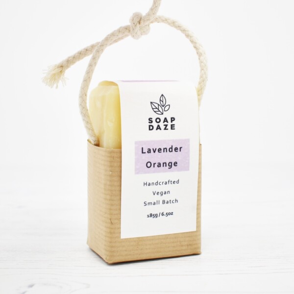 Lavender & Orange Soap On A Rope - 185g