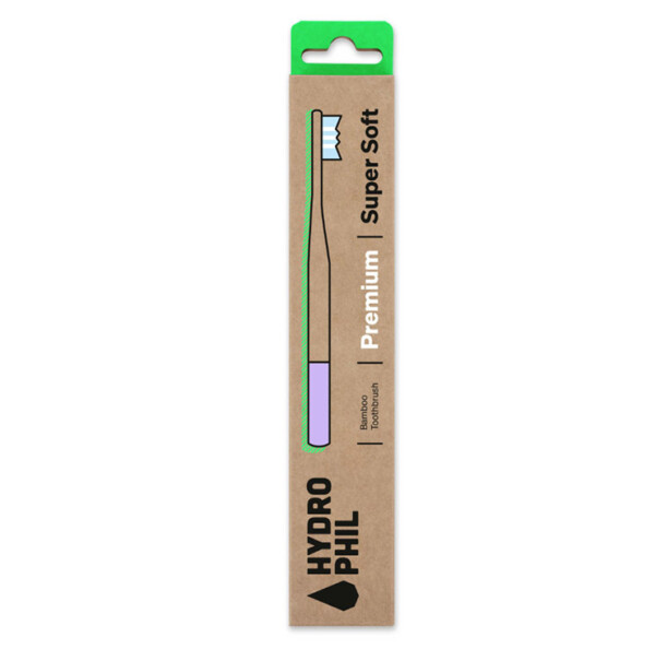 Bamboo Toothbrush With Super Soft Bristles - Violet