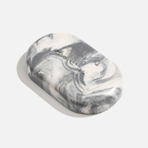 Plastic-Waste Soap Dish - Grey - Image 2