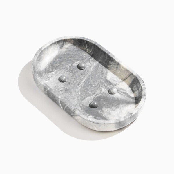 Plastic-Waste Soap Dish - Grey