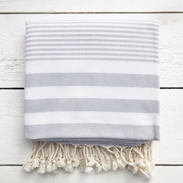 Light Grey Turkish Towel - Quick Dry Chappie