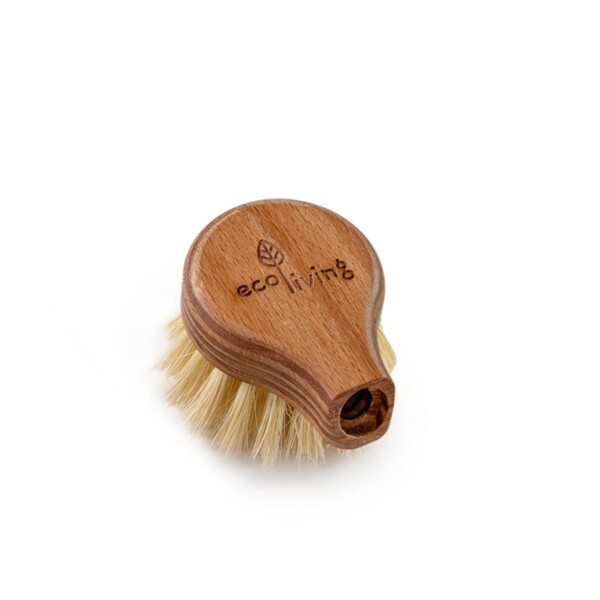 Natural Wooden Dish Brush Head (screw head) - Replacement