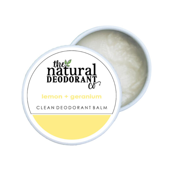 Natural Clean Deodorant Balm - Lemon & Geranium Mini 10g