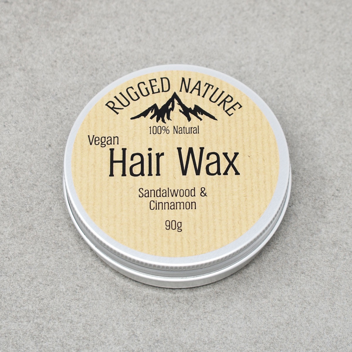 Rugged Nature Natural Vegan Hair Wax - Sandalwood & Cinnamon