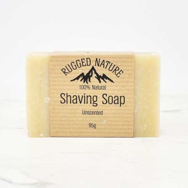 Natural Shave Soap - Unscented 95g
