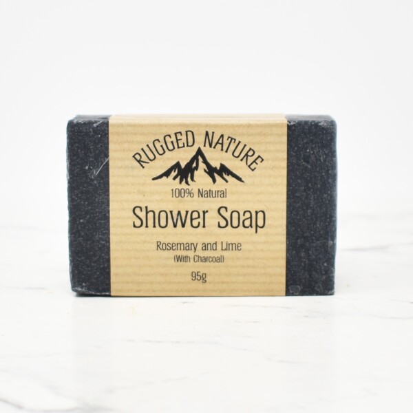 Natural Shower Soap - Rosemary & Lime 95g