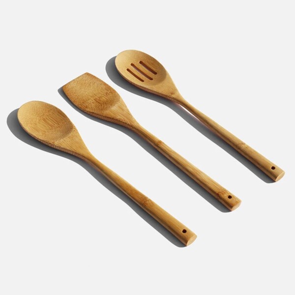 Bamboo Cooking Utensils - Set of 3