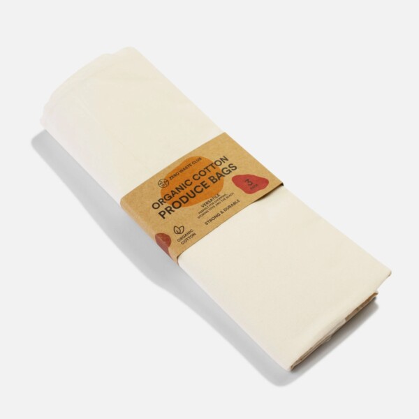 Organic Cotton Produce Bags - Pack of 3 - Image 2