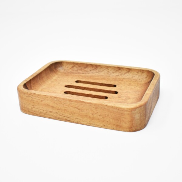 Sustainable Acacia Wood Soap Dish