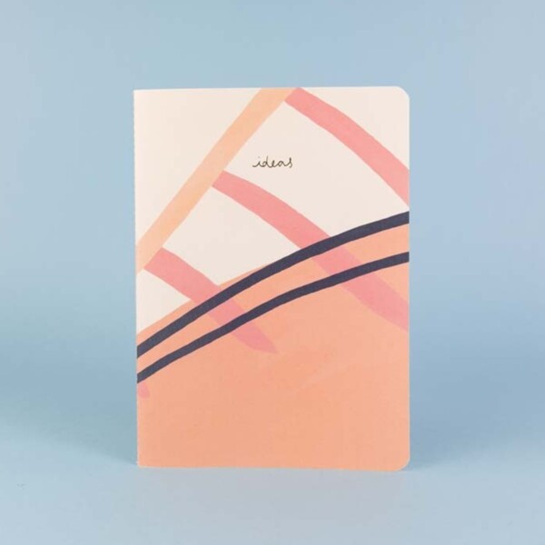 'Ideas' A5 Plain Sketchbook - Pink - Image 2