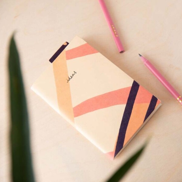 'Ideas' Plain Pocket Notebook - Pink - Image 2