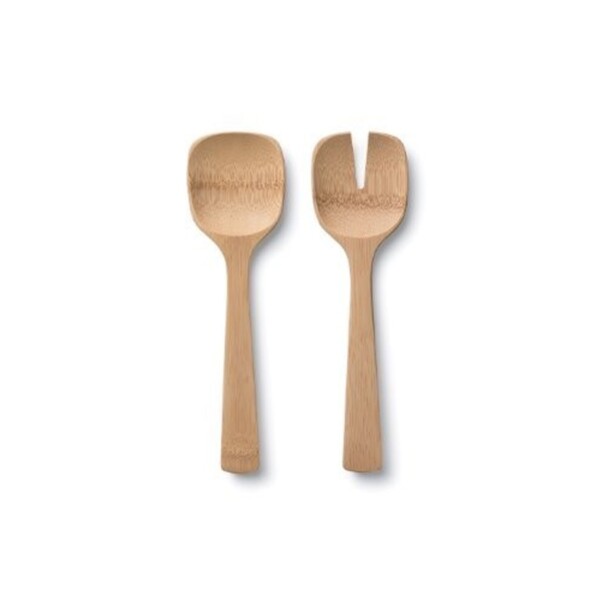 Organic Bamboo Short Servers - Set of 2