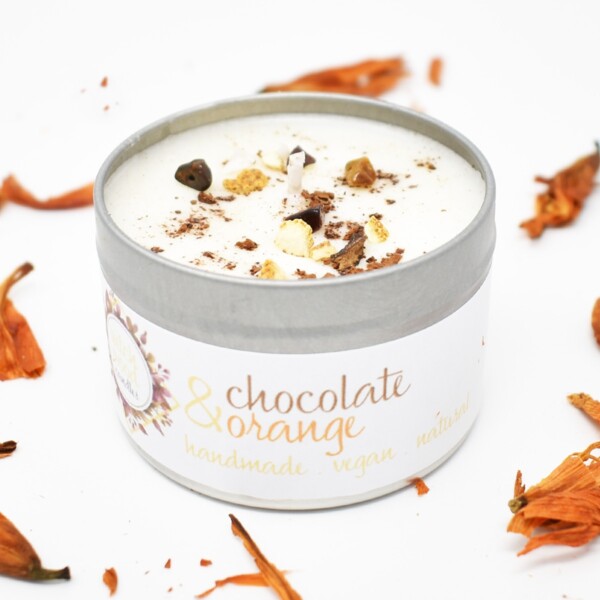 Chocolate & Orange Soy Wax Candle - 100ml