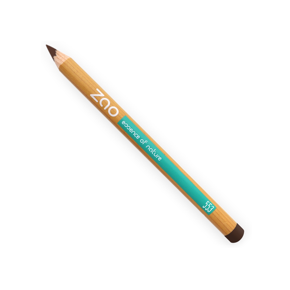 Zao Vegan Makeup Pencil - Medium Brown 553 - Peace With The Wild