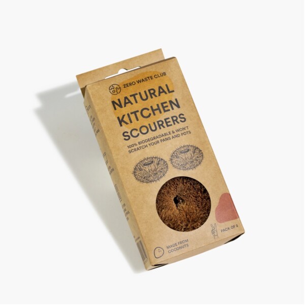 Natural Kitchen Scourers - Pack of 2 - Image 2