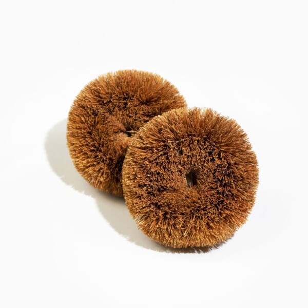 Natural Kitchen Scourers - Pack of 2