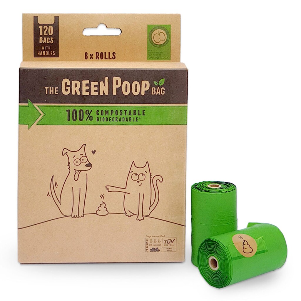 100 Compostable Dog Poop Bags 120 bags Peace With The Wild