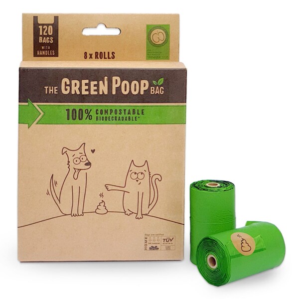 100% Compostable Dog Poop Bags - 120 bags - Image 2