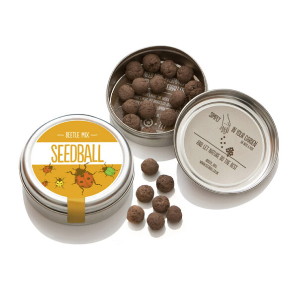 Beetle Mix Seedball Tin
