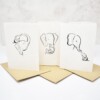 Elephant Dung Paper Greeting Cards 'Elephant' - 6 Pack - Image 2