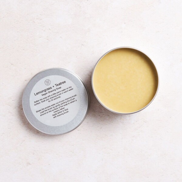 Lemongrass & Tea Tree Shaving Soap - 150g