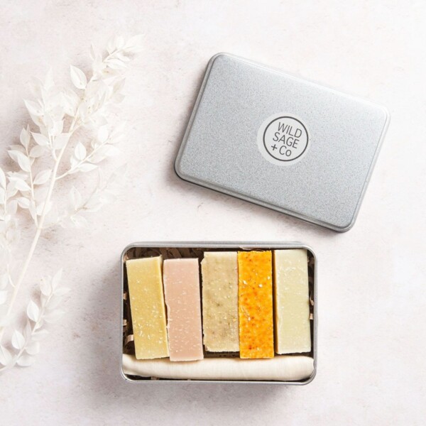 5 Small Soap Bars with Box - 200g
