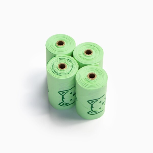 Biodegradable Dog Poo Bags - Pack of 60