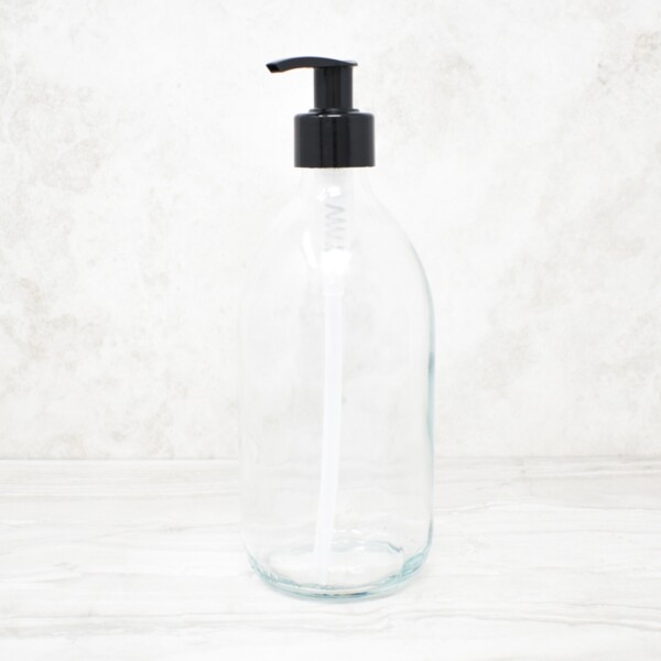 Clear Glass Bottle - 500ml - Image 3