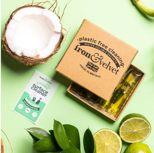 5 Plastic Free Cleaning Sachets - Kitchen Surface Cleaner - Image 3