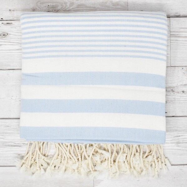 Shore Blue Turkish Towel - Quick Dry Chappie